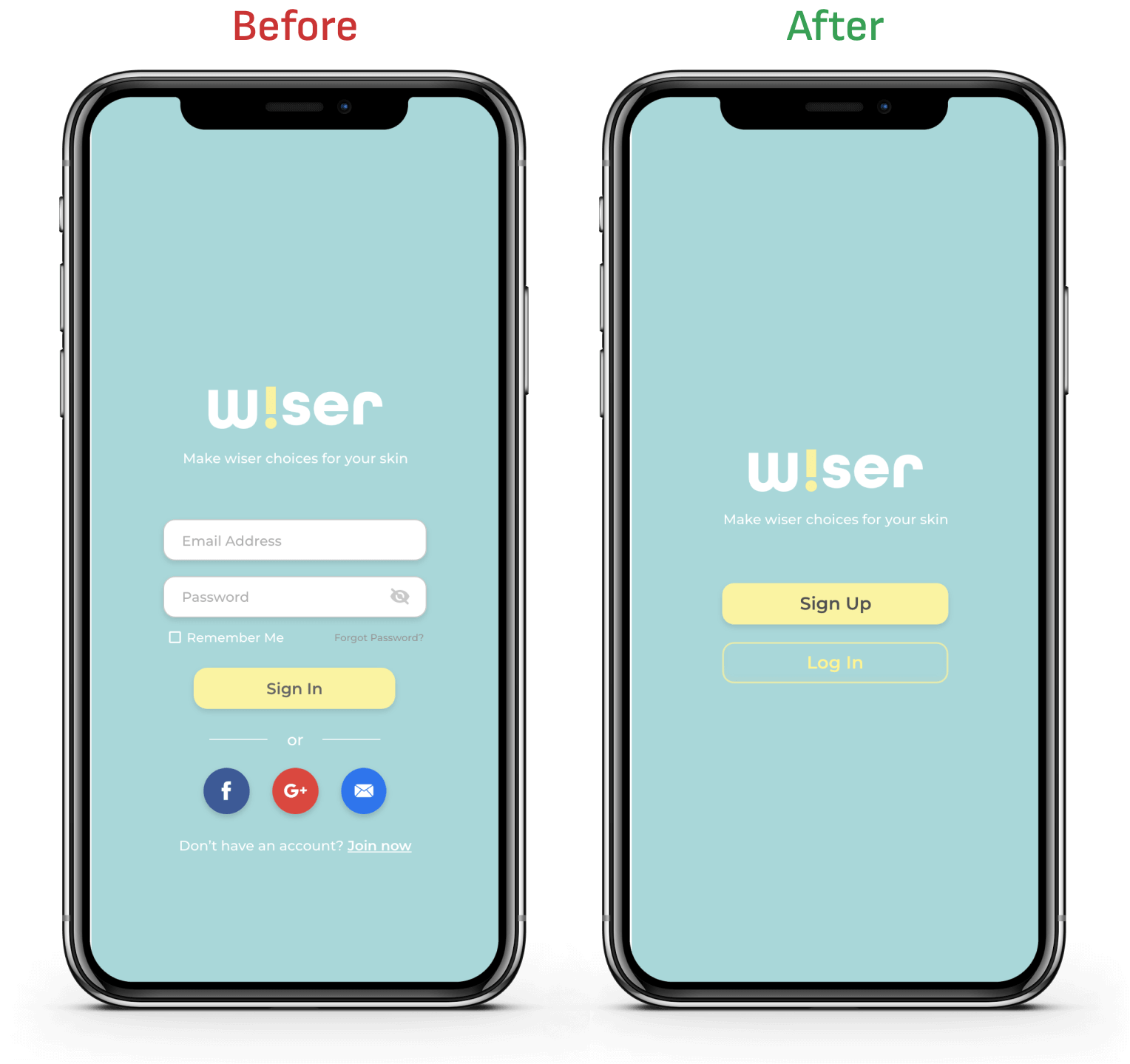 Login Screen Adjustment